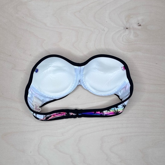 OP Swimwear Ocean Pacific Tropical Push-Up‎ Bikini Top Juniors S 3-5 - Picture 2 of 4